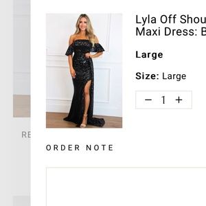 Long Black sequin formal  dress